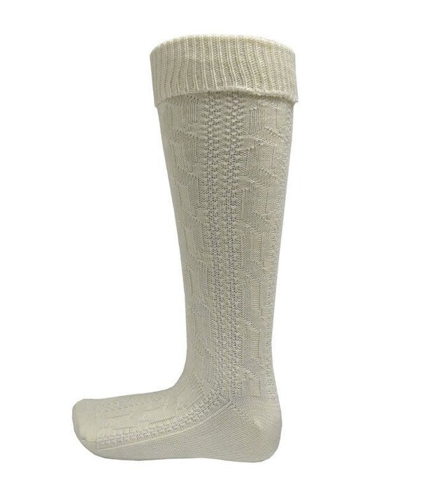 Knee socks off-white wool 43/46