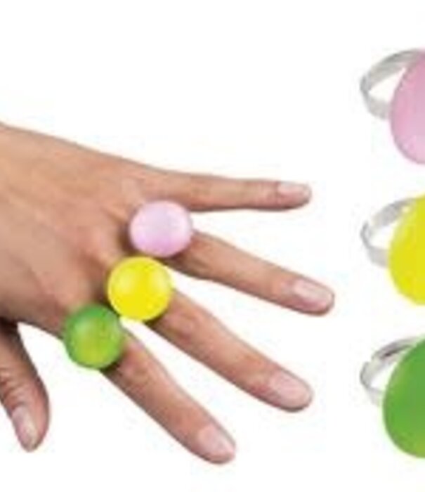 boland ring fluo geel