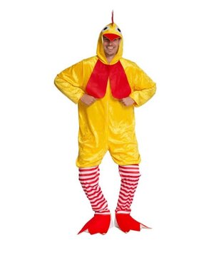 funky chicken / gele kip (Onesie/Broek & Schoencovers)