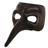 masker venetiaans zwart met snavel