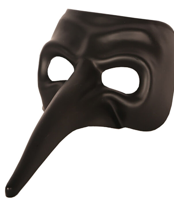 masker venetiaans zwart met snavel