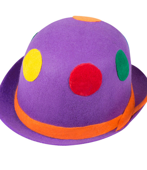 chapeau melon clown (1 pièce)