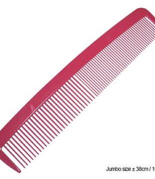 peigne géant en plastique
