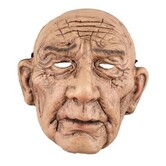 plastic old man mask