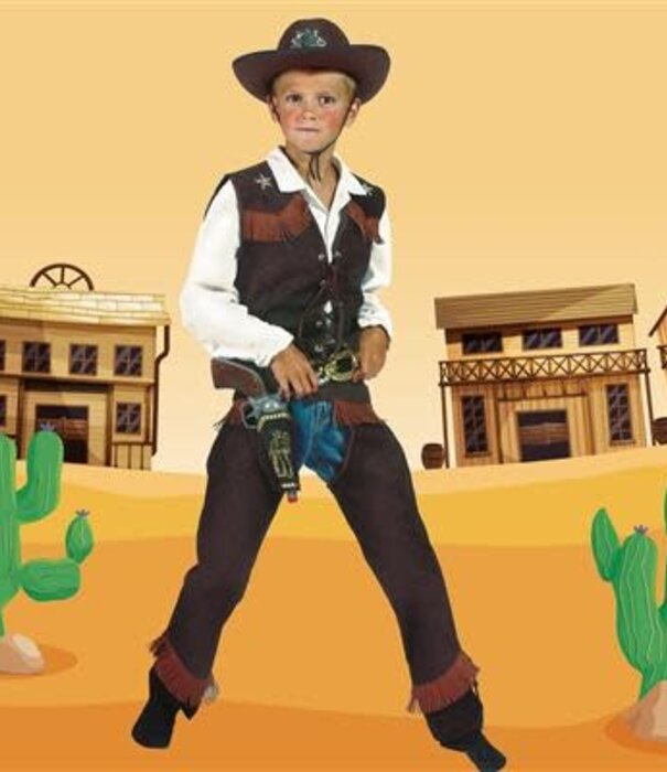 cowboy chaps with waistcoat