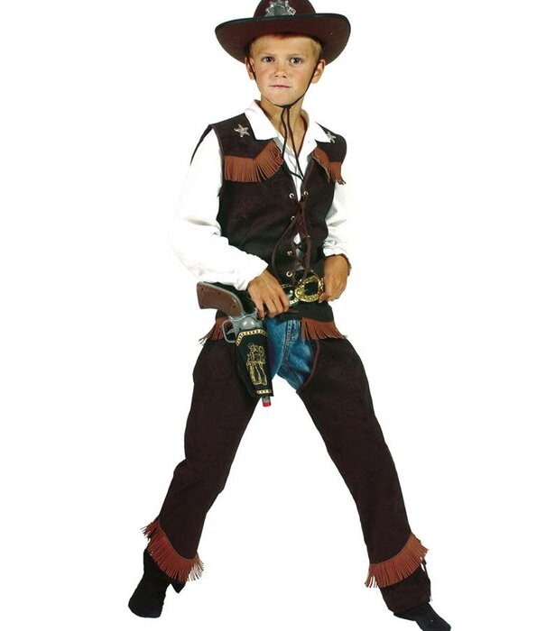 cowboy chaps with waistcoat