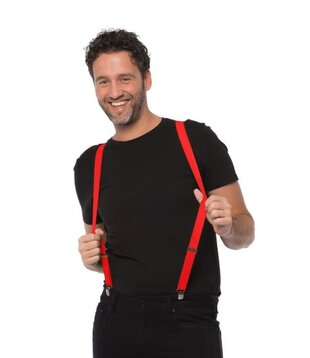 Bretelles rouges - Largeur 2,5 cm