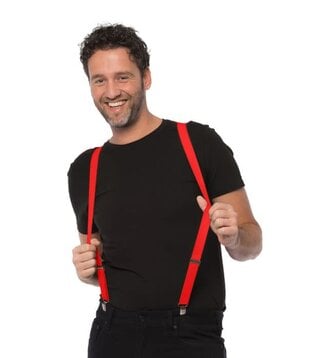 Bretellen Rood - Breedte 3 cm