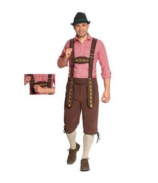 Lederhose Johann met Verstelbare Bretels