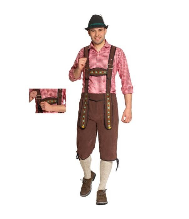 Lederhose Johann met Verstelbare Bretels