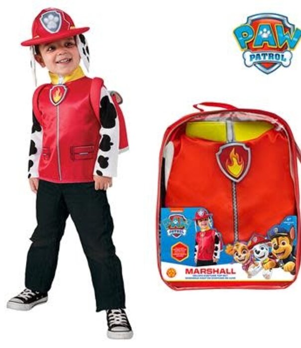 Paw Patrol Marshall rugzak verkleedset 4-6