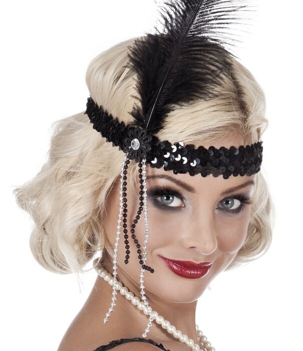Charleston headband black