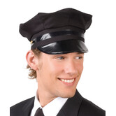 casquette de conducteur noire