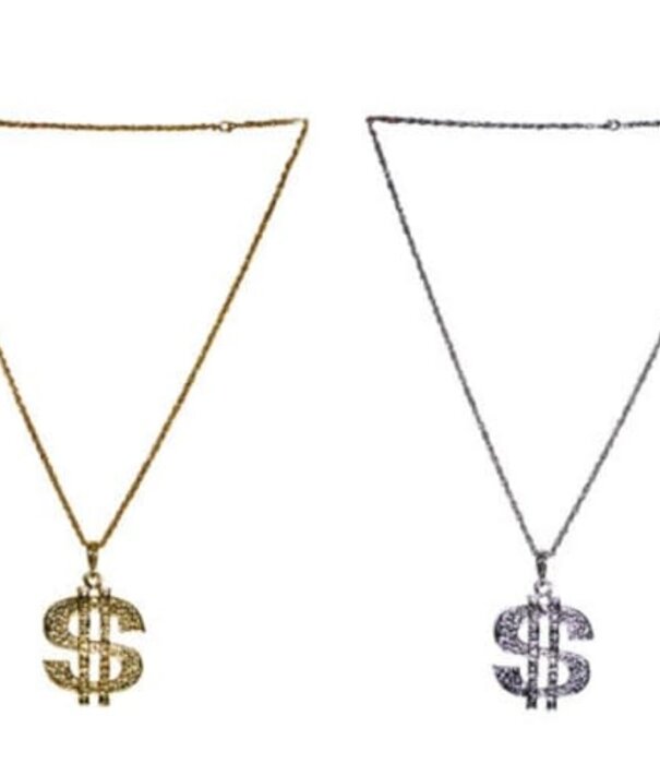 Funny Fashion ketting $ zilver