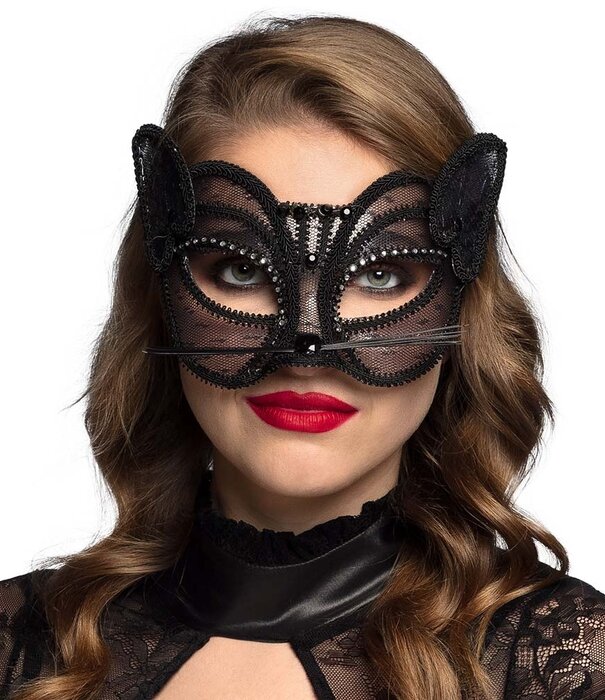 Kanten masker Kat deluxe