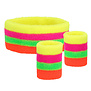 3 bandeaux de transpiration fluo