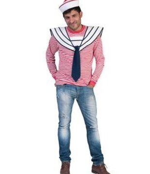 Sailor collar with tie