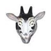 masque en plastique chèvre
