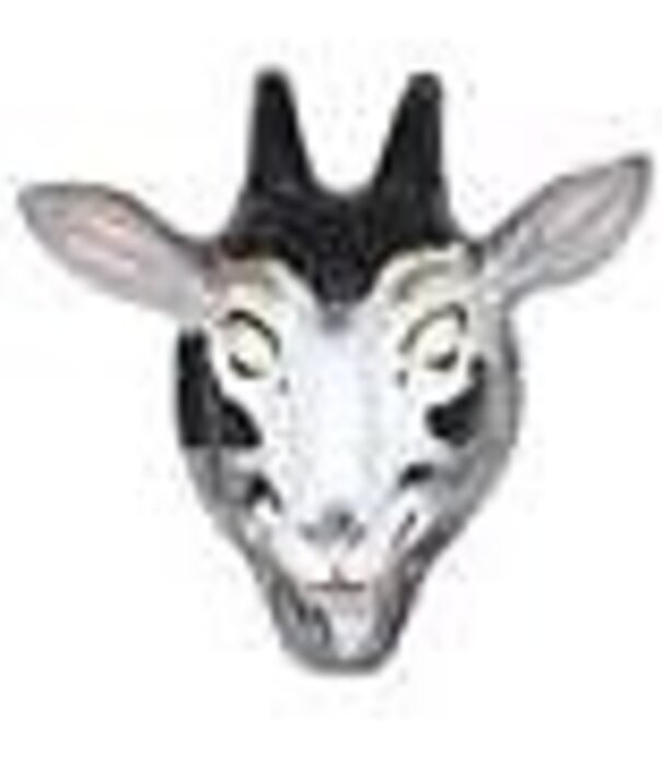 masque en plastique chèvre