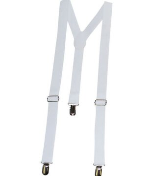 white suspenders