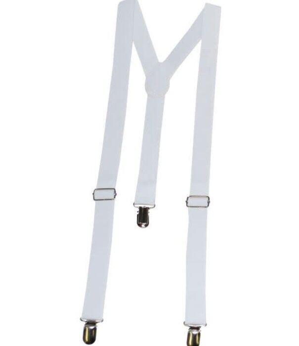 Funny Fashion white suspenders