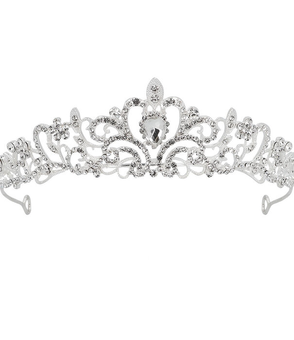 Metalen tiara Royal