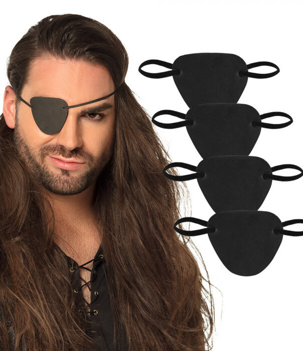 Set of 4 Pirate Eye Patches