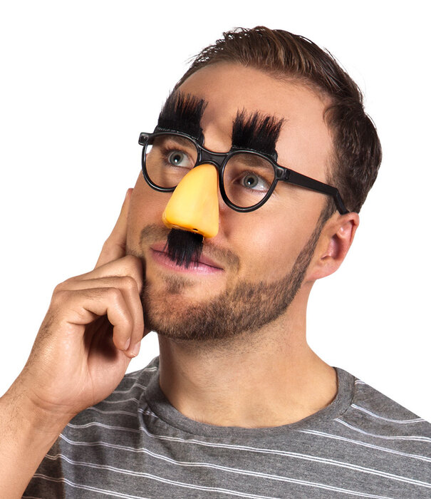 Slapstick Party Glasses / Glasses with Nose and Moustache