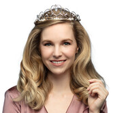 Metalen tiara / kroon Royal Alexandra