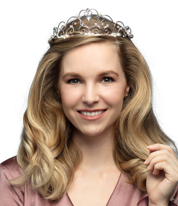 Diadème/couronne en métal Royal Alexandra