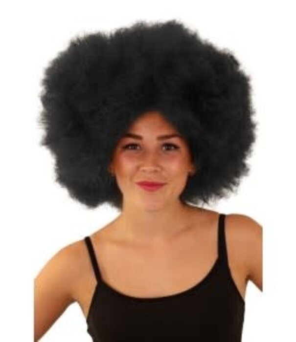 perruque afro noire