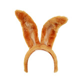 serre-tête oreilles de lapin marron