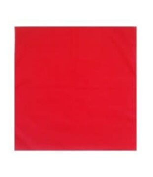 zakdoek rood effen
