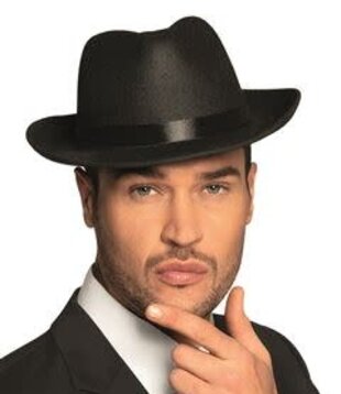 mafia hat / borsalino black