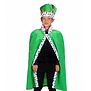 koningsmantel groen one size