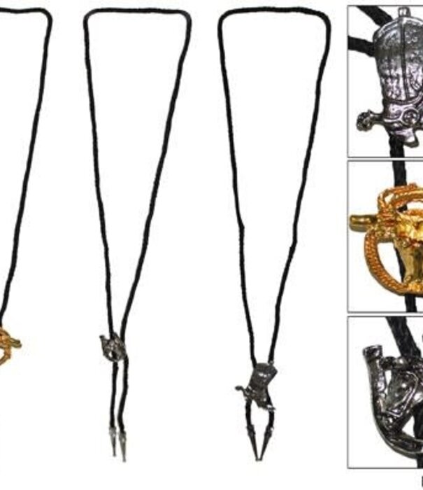 Funny Fashion cowboy ketting 3 ass. (1stuk)