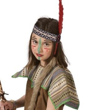 Hoofdband met één veer