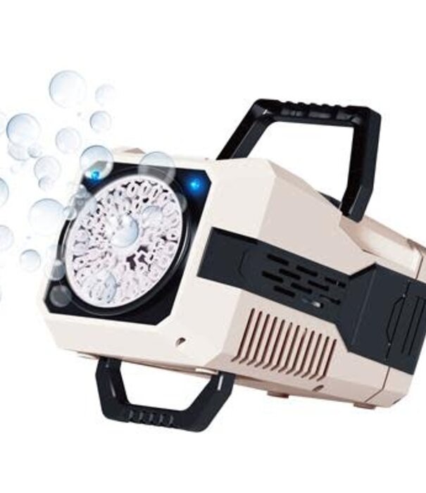 Soap bubble machine with light