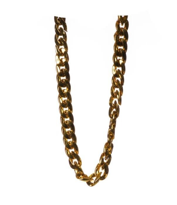 Gouden Pimp Ketting plastiek