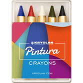 Crayons Pintura 5 couleurs