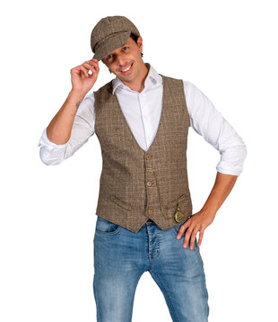 Gilet et casquette des années 20
