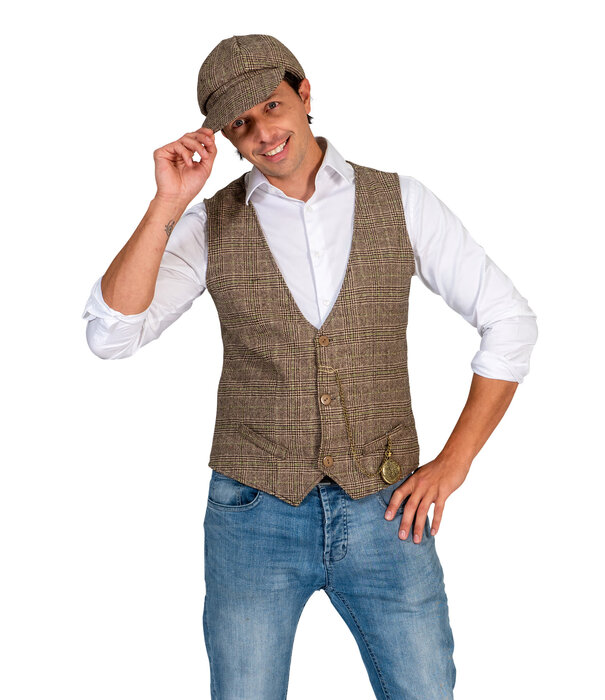 Funny Fashion 20s waistcoat + cap