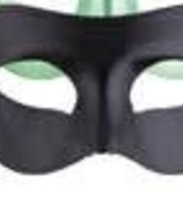 masque pour les yeux en pvc noir