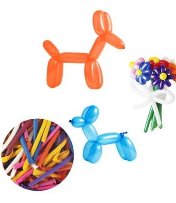 100 modeling balloons +/-140cm