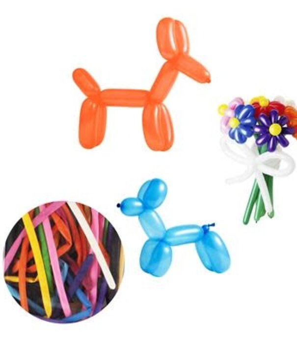 100 ballons de modelage de 155 cm