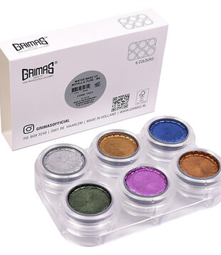 M6 WATER METALLIC PALETTE 6 kleuren