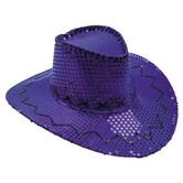 Chapeau de cowboy à paillettes