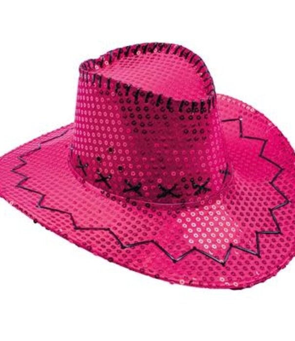 Chapeau de cowboy à paillettes