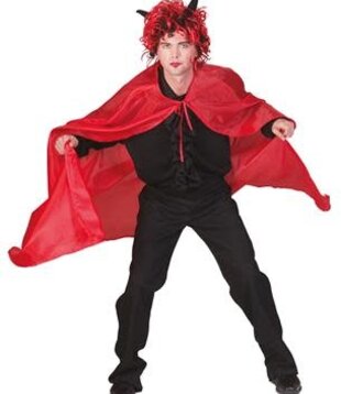 Cape en nylon rouge