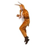 Salopette marron lapin de Pâques